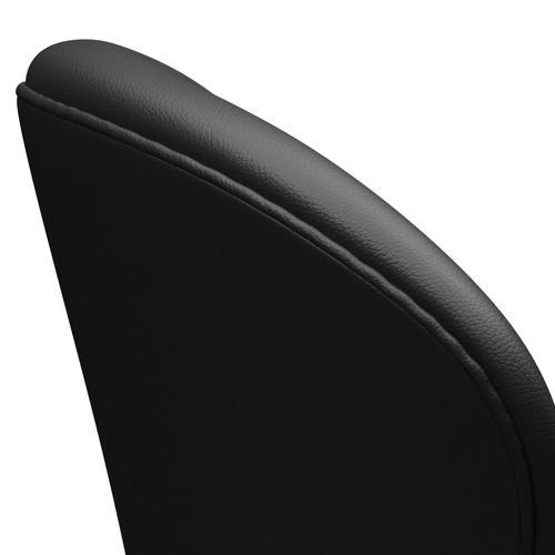 [product_category]-Fritz Hansen Swan Lounge Chair, Black Lacquered/Aura Black-Fritz Hansen-3320-CLBLA-BLLA-FRI-5