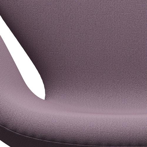 [product_category]-Fritz Hansen Swan Lounge Chair, Black Lacquered/Capture Violet/Brown-Fritz Hansen-3320-CP6202-BLLA-FRI-6