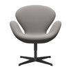  Swan Lounge Chair Black Lacquered/Christianshavn Beige