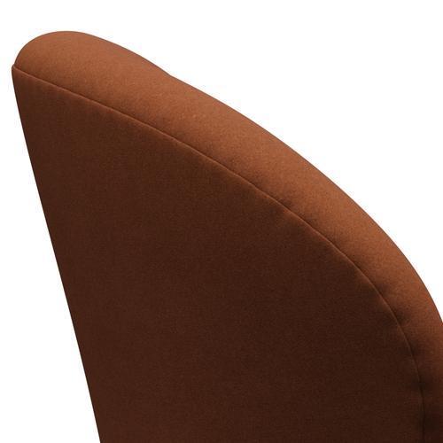 [product_category]-Fritz Hansen Swan Lounge Chair, Black Lacquered/Divina Brown (346)-Fritz Hansen-3320-DIV346-BLLA-FRI-5