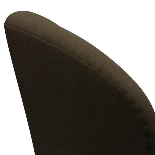 [product_category]-Fritz Hansen Swan Lounge Chair, Black Lacquered/Divina Brown (984)-Fritz Hansen-3320-DIV984-BLLA-FRI-5