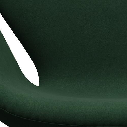 [product_category]-Fritz Hansen Swan Lounge Chair, Black Lacquered/Divina Dark Green (876)-Fritz Hansen-3320-DIV876-BLLA-FRI-6