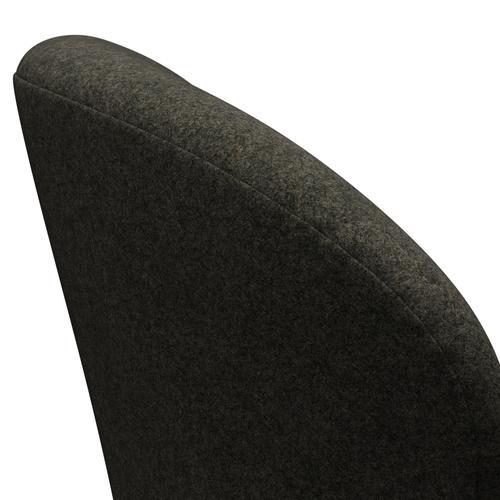 [product_category]-Fritz Hansen Swan Lounge Chair, Black Lacquered/Divina Melange Grey Brown-Fritz Hansen-3320-DIM277-BLLA-FRI-5