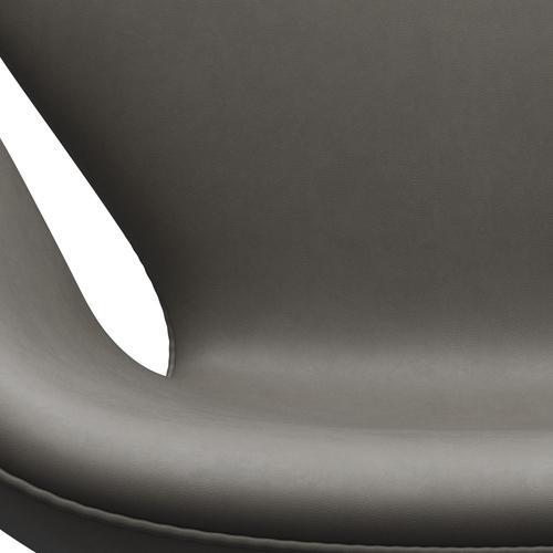 [product_category]-Fritz Hansen Swan Lounge Chair, Black Lacquered/Essential Lava-Fritz Hansen-3320-STLAVA-BLLA-FRI-6