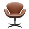  Swan Lounge Chair Black Lacquered/Essential Walnut