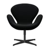  Swan Lounge Chair Black Lacquered/Fame Black