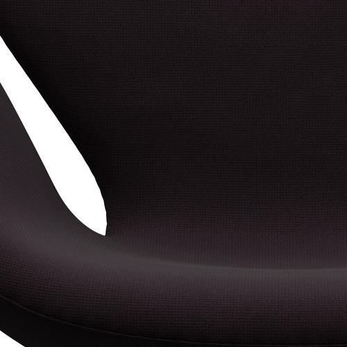 [product_category]-Fritz Hansen Swan Lounge Chair, Black Lacquered/Fame Brown (61108)-Fritz Hansen-3320-F61108-BLLA-FRI-6