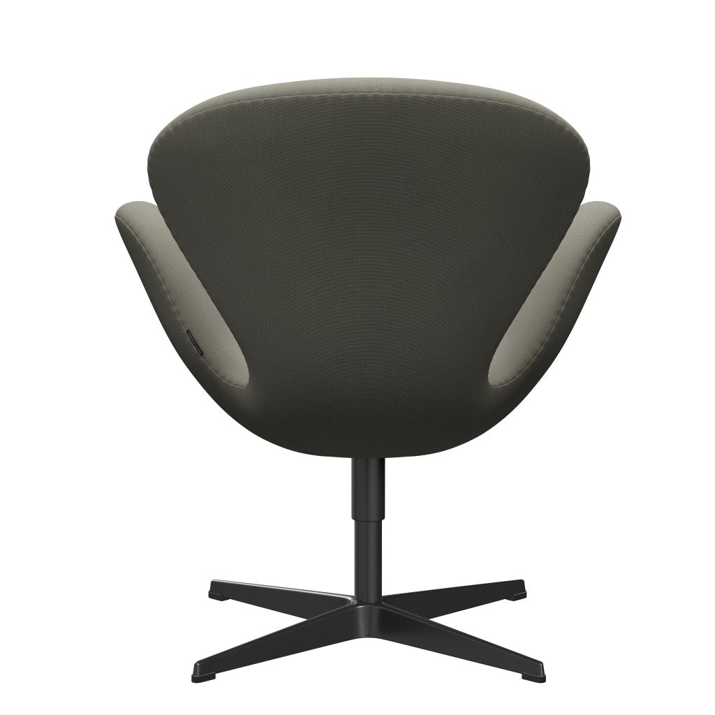 [product_category]-Fritz Hansen Swan Lounge Chair, Black Lacquered/Fame Grey (61136)-Fritz Hansen-3320-F61136-BLLA-FRI-4