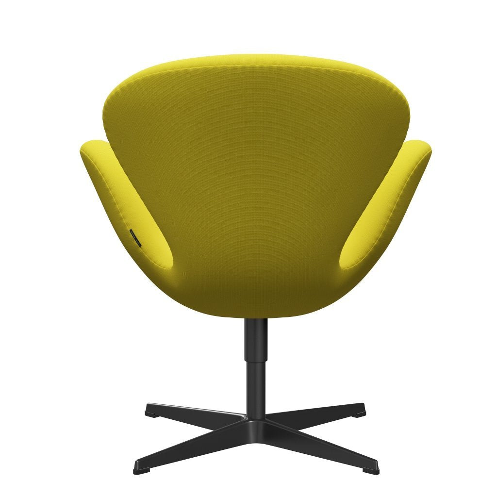 [product_category]-Fritz Hansen Swan Lounge Chair, Black Lacquered/Fame Yellow-Fritz Hansen-3320-F62067-BLLA-FRI-4