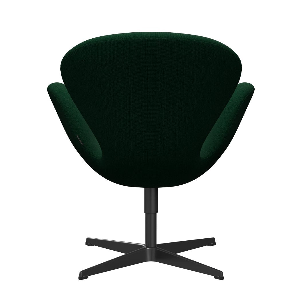 [product_category]-Fritz Hansen Swan Lounge Chair, Black Lacquered/Hallingdal Bottle Green-Fritz Hansen-3320-HAL944-BLLA-FRI-4