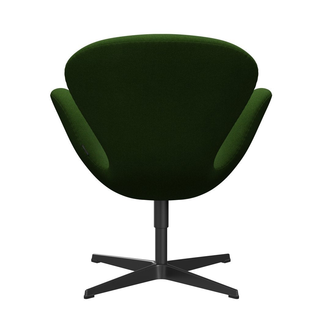 [product_category]-Fritz Hansen Swan Lounge Chair, Black Lacquered/Hallingdal Grass Green-Fritz Hansen-3320-HAL960-BLLA-FRI-4