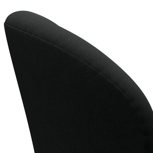 [product_category]-Fritz Hansen Swan Lounge Chair, Black Lacquered/Steelcut Black-Fritz Hansen-3320-STI190-BLLA-FRI-5