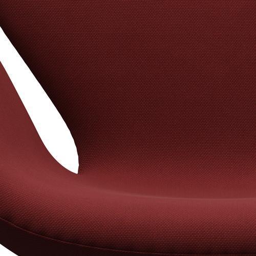 [product_category]-Fritz Hansen Swan Lounge Chair, Black Lacquered/Steelcut Dark Red/Blood-Fritz Hansen-3320-STI615-BLLA-FRI-6