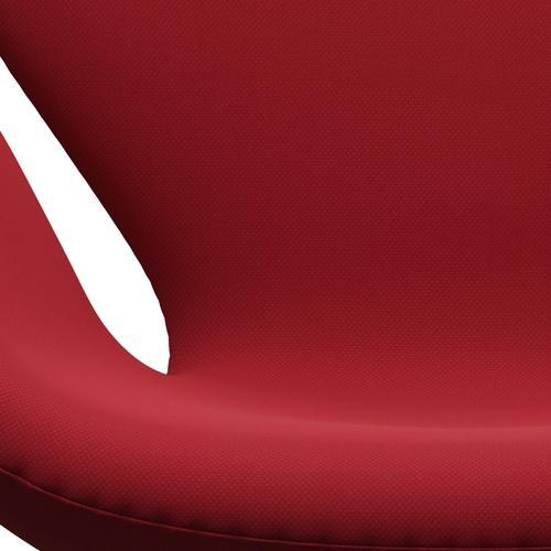 [product_category]-Fritz Hansen Swan Lounge Chair, Black Lacquered/Steelcut Standard/Light Dark Red-Fritz Hansen-3320-STI635-BLLA-FRI-6