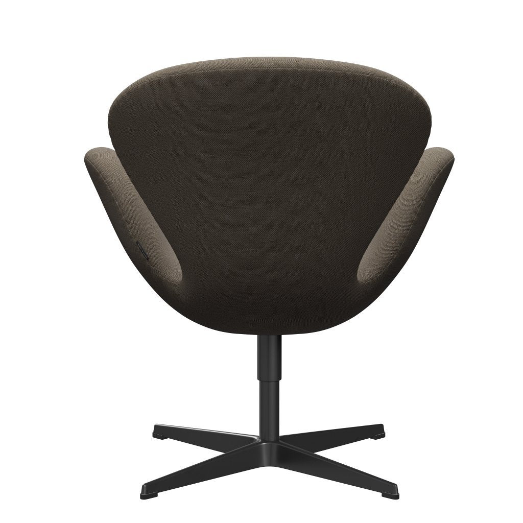 [product_category]-Fritz Hansen Swan Lounge Chair, Black Lacquered/Sunniva Chocolate/Light Grey-Fritz Hansen-3320-SV353-BLLA-FRI-4