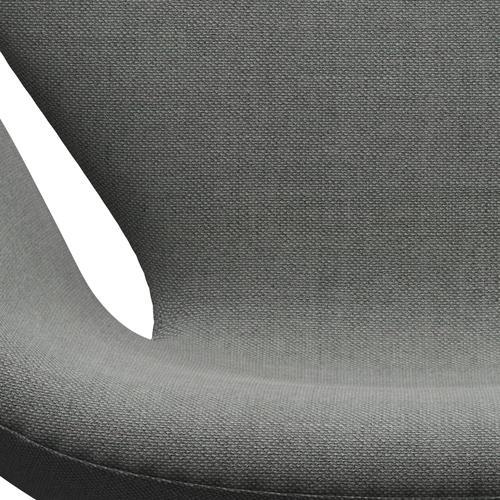 [product_category]-Fritz Hansen Swan Lounge Chair, Black Lacquered/Sunniva Grey-Fritz Hansen-3320-SV242-BLLA-FRI-6