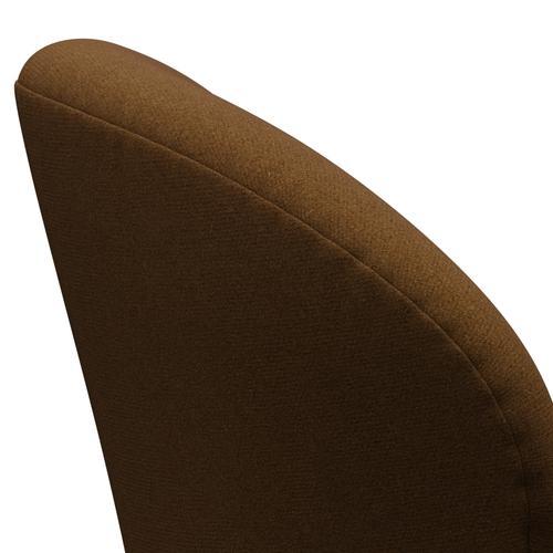 [product_category]-Fritz Hansen Swan Lounge Chair, Black Lacquered/Tonus Warm Brown (364)-Fritz Hansen-3320-TON364-BLLA-FRI-5