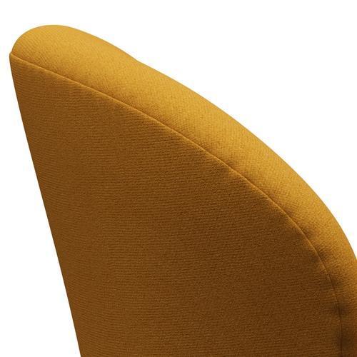 [product_category]-Fritz Hansen Swan Lounge Chair, Black Lacquered/Tonus Warm Yellow-Fritz Hansen-3320-TON454-BLLA-FRI-5