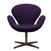  Swan Lounge Chair Brown Bronze/Comfort Violet Dark