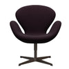  Swan Lounge Chair Brown Bronze/Diablo Plum