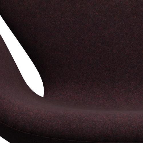 [product_category]-Fritz Hansen Swan Lounge Chair, Brown Bronze/Divina Md Wine Red-Fritz Hansen-3320-DMD673-BBBASE-FRI-6