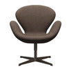  Swan Lounge Chair Brown Bronze/Divina Melange Dusty Brown