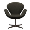  Swan Lounge Chair Brown Bronze/Divina Melange Grey Brown