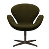  Swan Lounge Chair Brown Bronze/Divina Melange Olive Dark