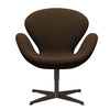  Swan Lounge Chair Brown Bronze/Divina Melange Warm Brown