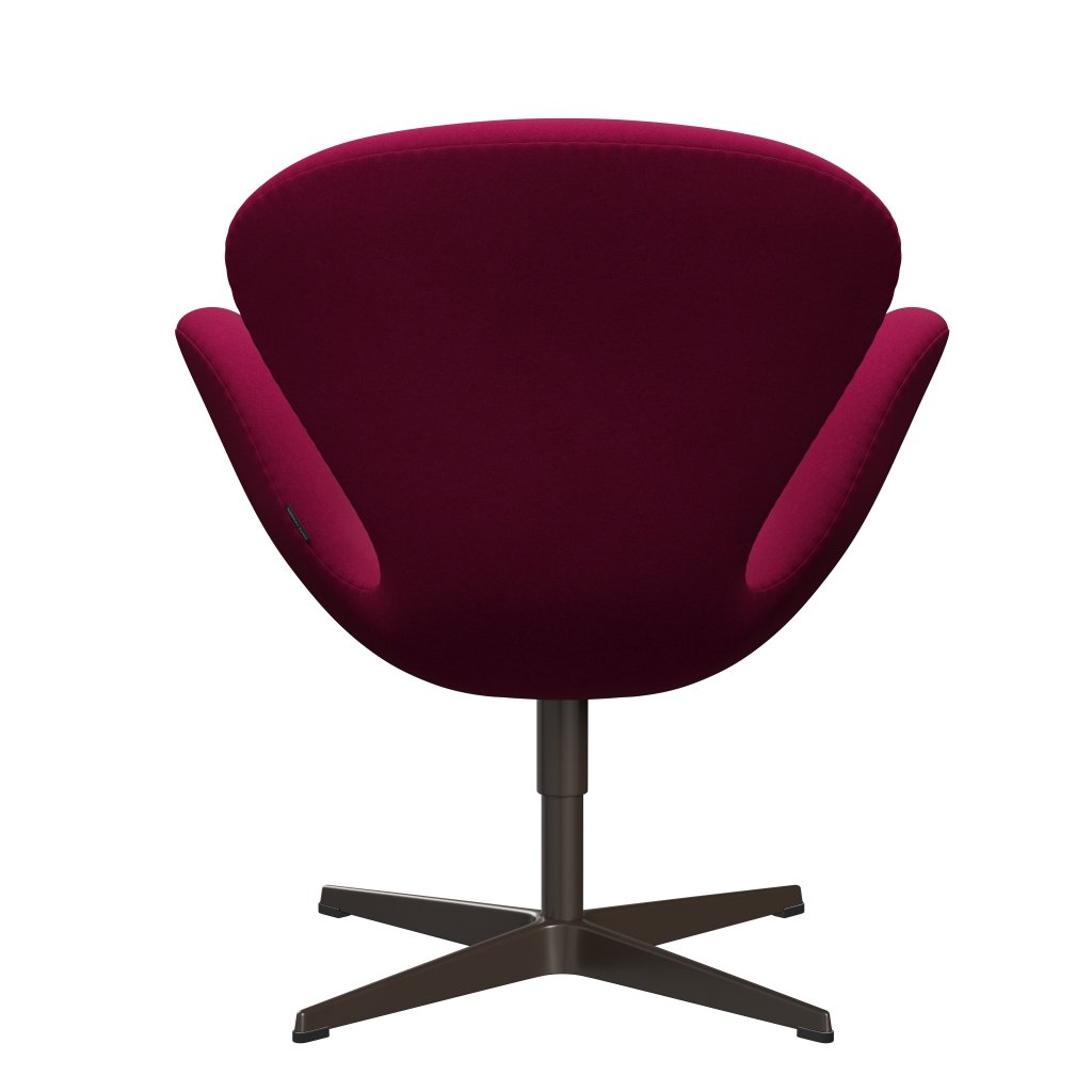 [product_category]-Fritz Hansen Swan Lounge Chair, Brown Bronze/Divina Pink Dark-Fritz Hansen-3320-DIV662-BBBASE-FRI-4