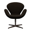  Swan Lounge Chair Brown Bronze/Hallingdal Black/Brown