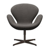  Swan Lounge Chair Brown Bronze/Hallingdal Grey Dark