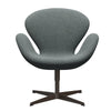  Swan Lounge Chair Brown Bronze/Hallingdal Grey