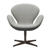  Swan Lounge Chair Brown Bronze/Hallingdal White/Grey