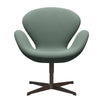  Swan Lounge Chair Brown Bronze/Re Wool Aqua/Natural