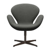  Swan Lounge Chair Brown Bronze/Steelcut Grey