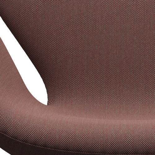 [product_category]-Fritz Hansen Swan Lounge Chair, Brown Bronze/Steelcut Trio Light Brown & Red/Green-Fritz Hansen-3320-STR645-BBBASE-FRI-6