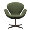  Swan Lounge Chair Brown Bronze/Steelcut Trio Soft Green