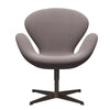  Swan Lounge Chair Brown Bronze/Sunniva White/Violet