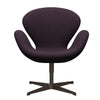  Swan Lounge Chair Brown Bronze/Tonus Aubergine