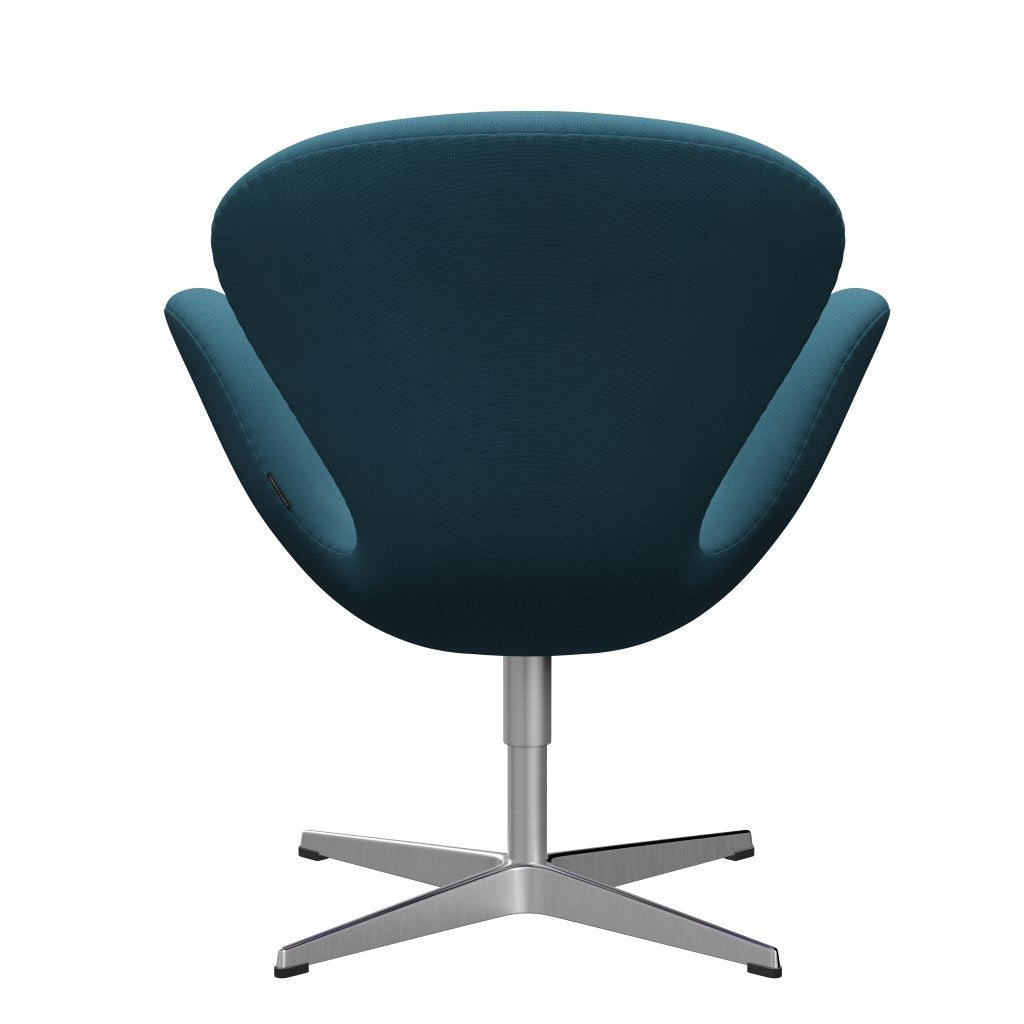 [product_category]-Fritz Hansen Swan Lounge Chair, Satin Brushed Aluminium/Fame Blue Green-Fritz Hansen-3320-F67069-SPAL-FRI-4