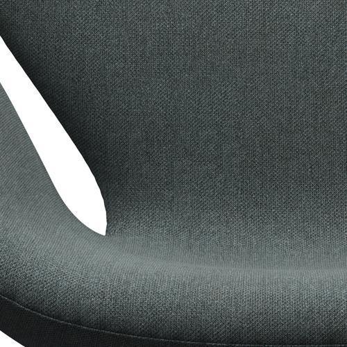 [product_category]-Fritz Hansen Swan Lounge Chair, Satin Brushed Aluminium/Sunniva Steel Grey-Fritz Hansen-3320-SV1079-SPAL-FRI-6