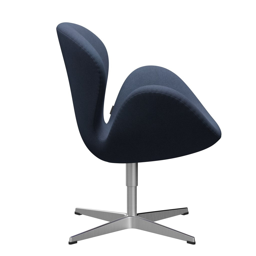 [product_category]-Fritz Hansen Swan Lounge Chair, Satin Brushed Aluminium/Tonus Grey Blue-Fritz Hansen-3320-TON764-SPAL-FRI-3