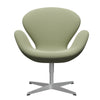  Swan Lounge Chair Silver Grey/Capture Delicate Green