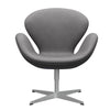  Swan Lounge Chair Silver Grey/Embrace Chocolate