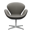  Swan Lounge Chair Silver Grey/Essential Lava