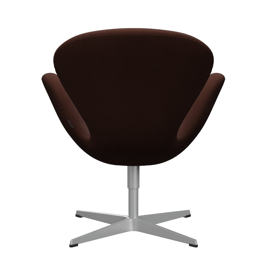 [product_category]-Fritz Hansen Swan Lounge Chair, Silver Grey/Fame Brown (61047)-Fritz Hansen-3320-F61047-SGBASE-FRI-4