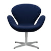  Swan Lounge Chair Silver Grey/Fame Dark Blue (66071)