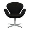  Swan Lounge Chair Silver Grey/Hallingdal Charcoal