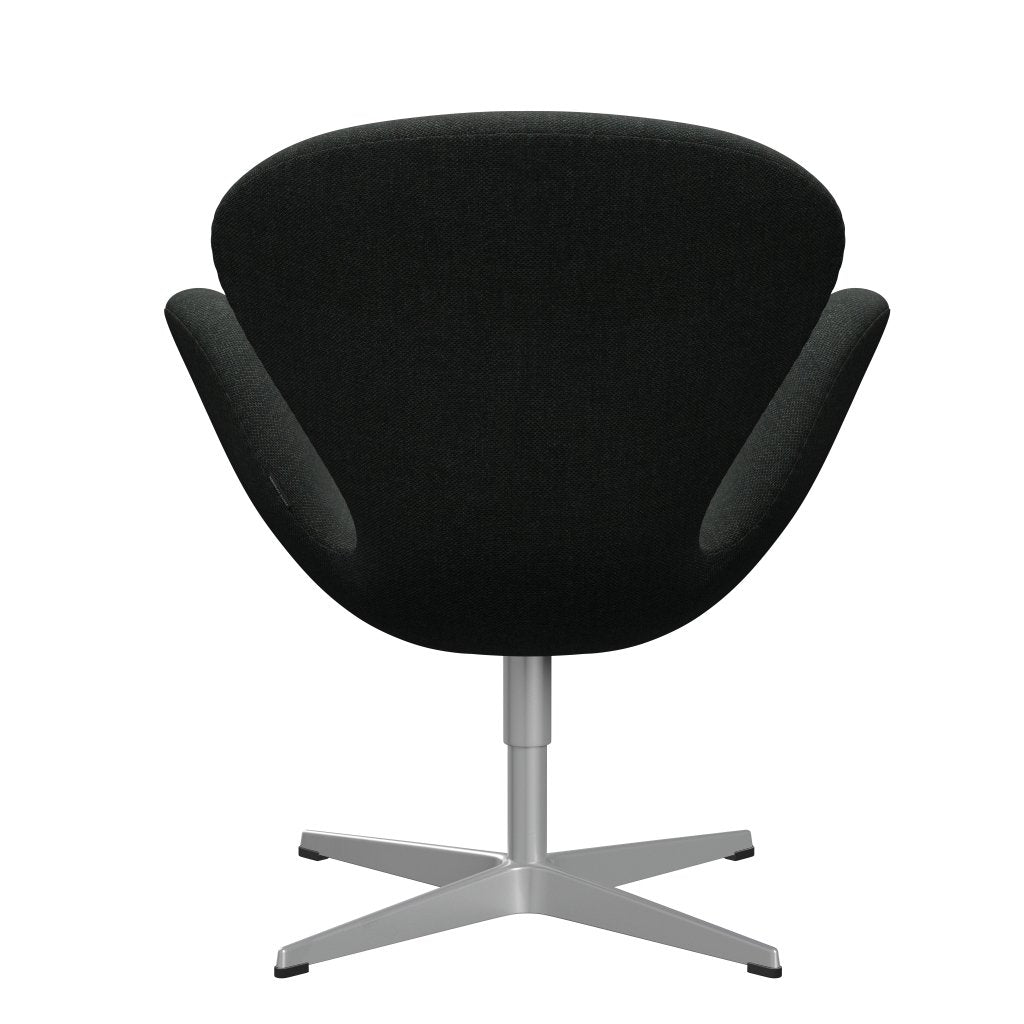 [product_category]-Fritz Hansen Swan Lounge Chair, Silver Grey/Re Wool Black/Natural-Fritz Hansen-3320-REW198-SGBASE-FRI-4